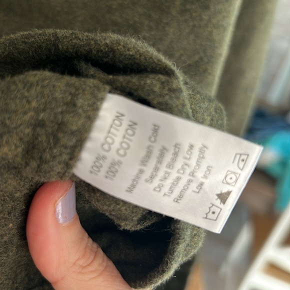 Legendary Whitetails Dark Green XXL warm Button Down w Corduroy Accents - Picture 6 of 7